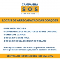 Serro promove Campanha SOS Serro X Covid-19