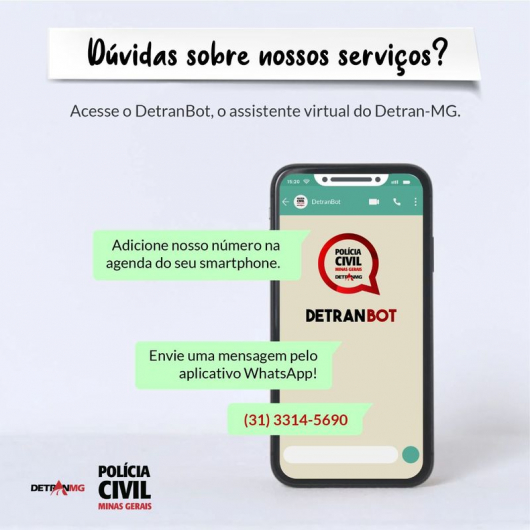 Detran-MG lança ferramenta de atendimento on-line