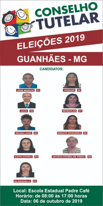 Eleições dos Conselheiros Tutelares acontecem neste domingo em Guanhães
