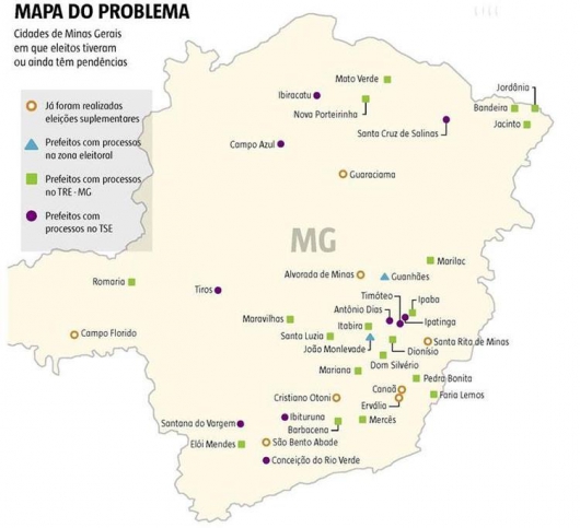 Cidades brasileiras têm um prefeito cassado a cada quatro dias