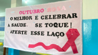 Município de Guanhães realiza ação em alusão ao Outubro Rosa, mês de prevenção ao Câncer de Mama