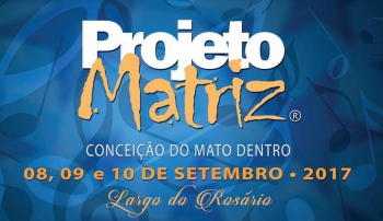 PROJETO MATRIZ: Conceição do Mato Dentro terá shows de Geraldo Azevedo e Criolo neste fim de semana