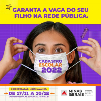 EDUCAÇÃO: Prazo para fazer cadastro escolar 2022 termina nesta semana